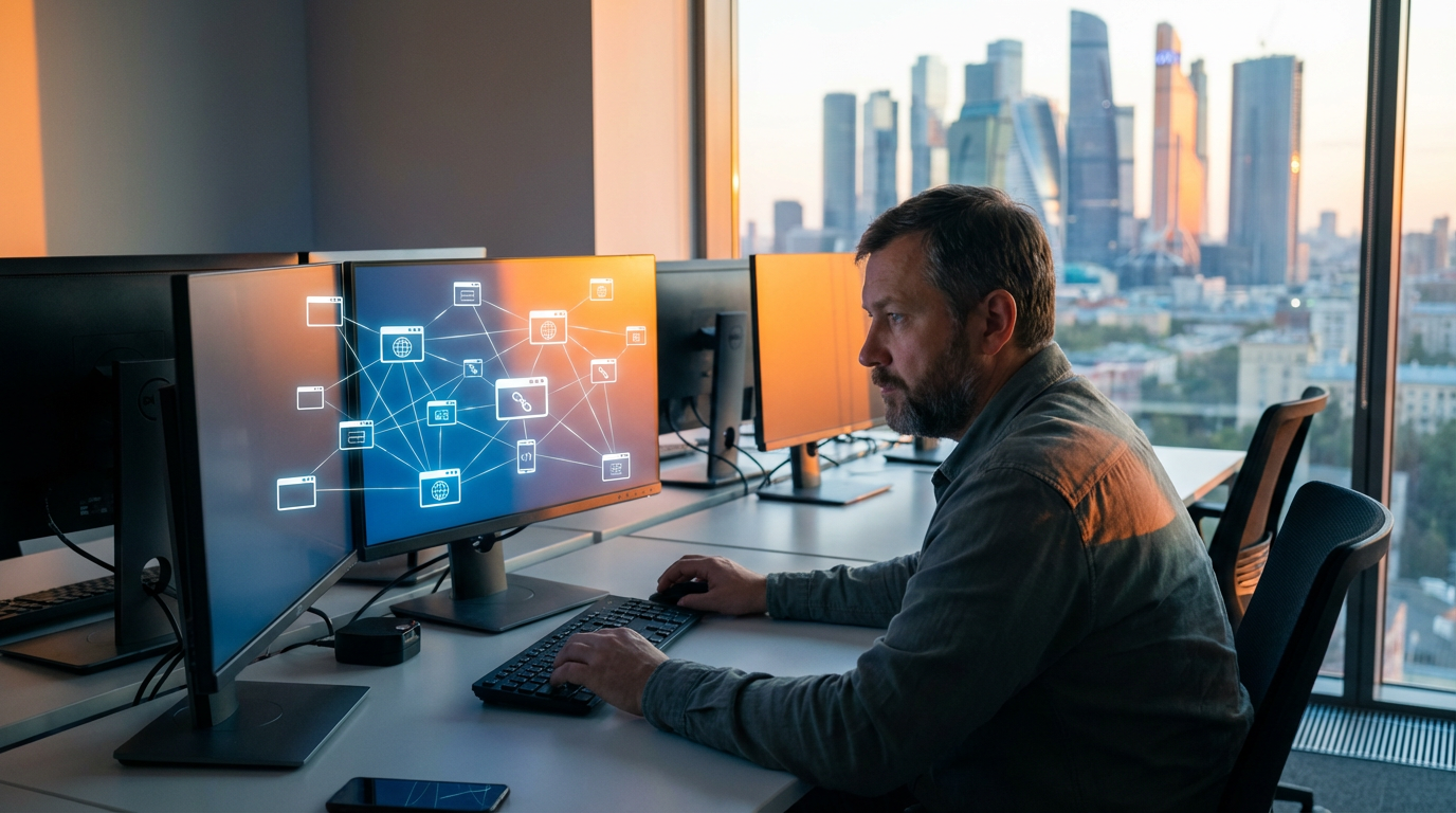 Схема построения внешних ссылок для российского сайта