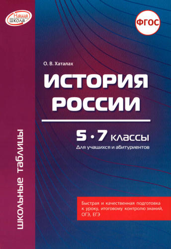 Хаталах О. В. - История России. 5-7 классы (Школьные таблицы). - 2016_pic1.jpg