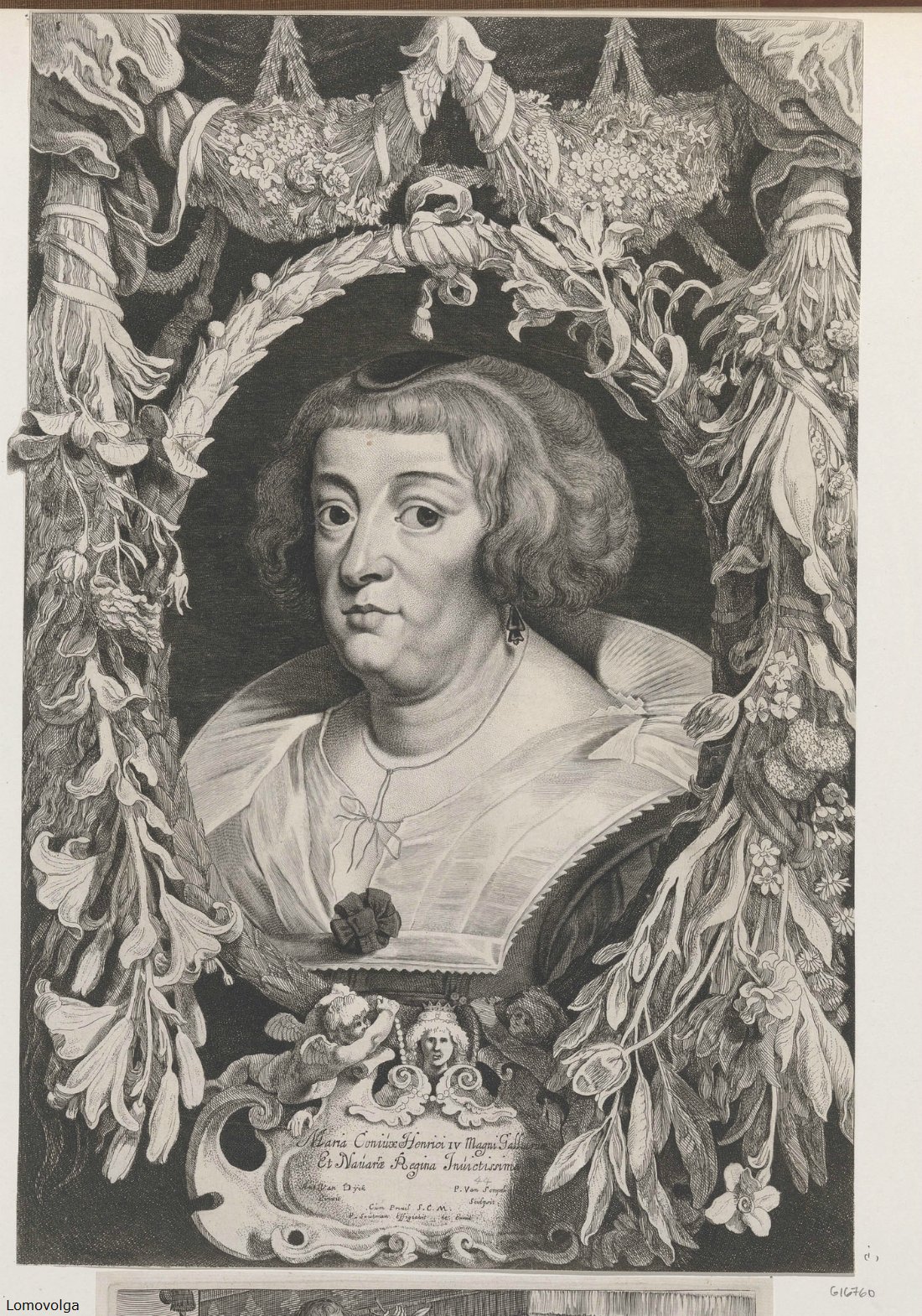 17 Sompel, Pieter van (1600-1643) Maria Convix Henrici IV Magni Galliarum Et Navarrae.jpg