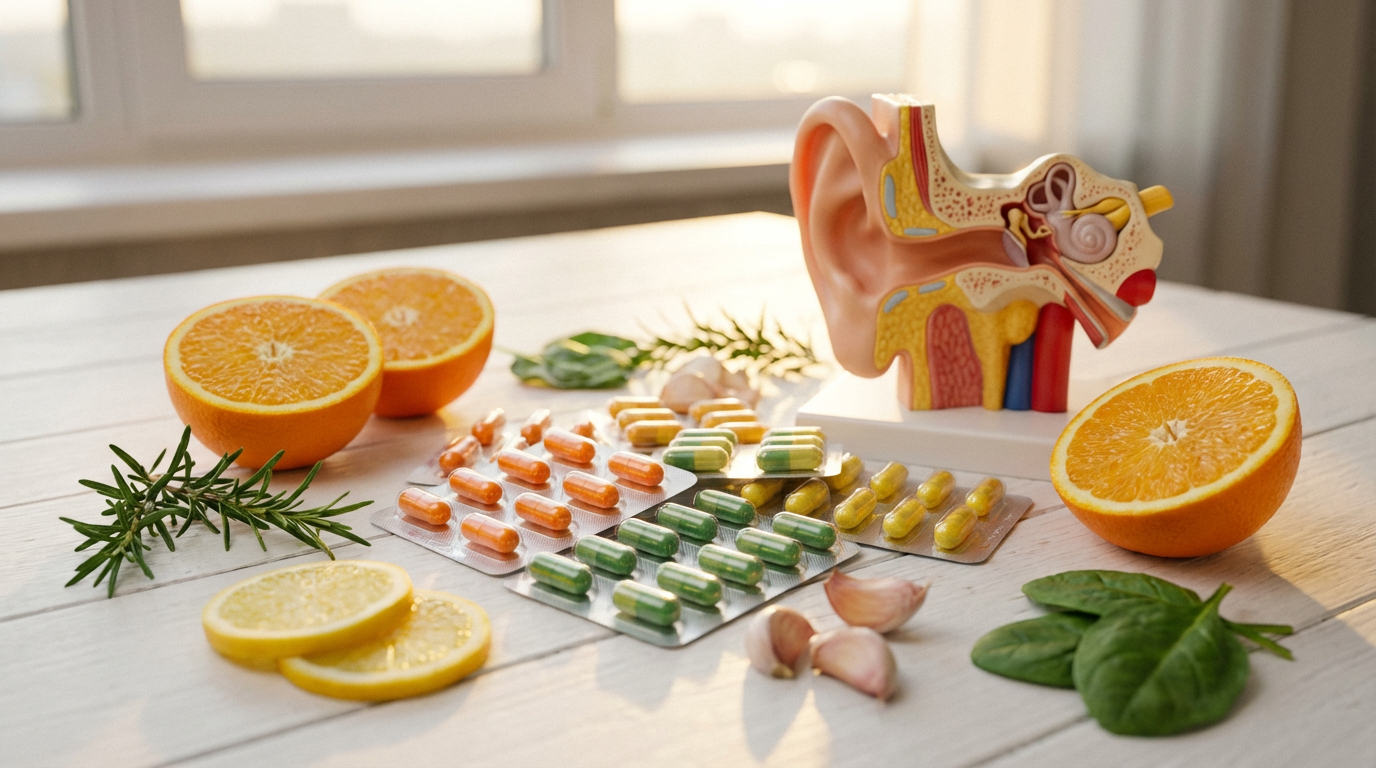 Комплексные витаминные добавки для защиты ЛОР-органов
