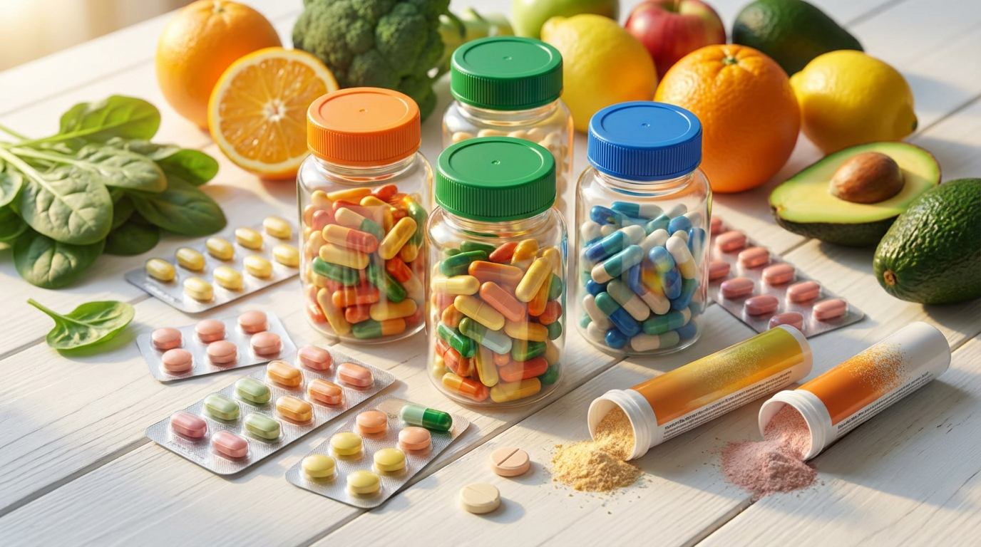 Ассортимент витаминных комплексов для метаболизма