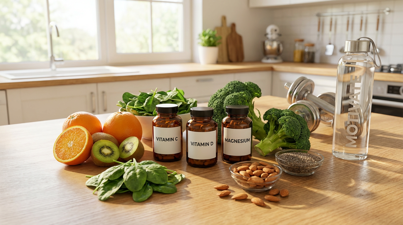 Витамины и микроэлементы для поддержки при похудении