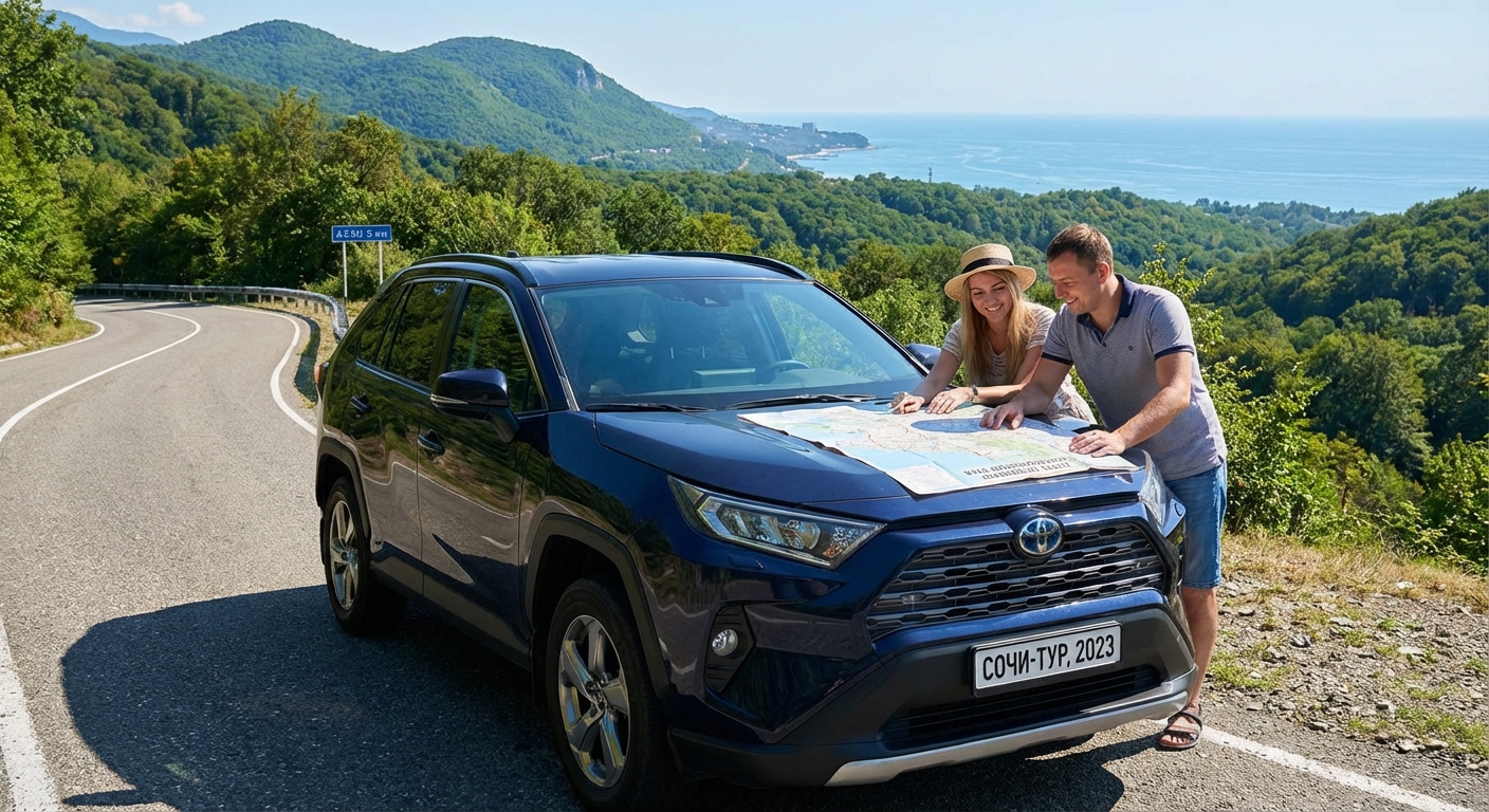 Лучшие маршруты по Сочи на арендованном автомобиле: куда поехать на день