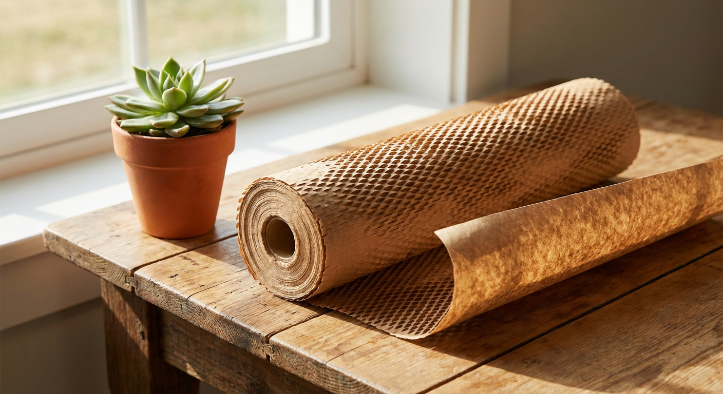 Экологичные решения для дома: как сотовая крафт бумага в рулонах помогает сохранить уют и природу