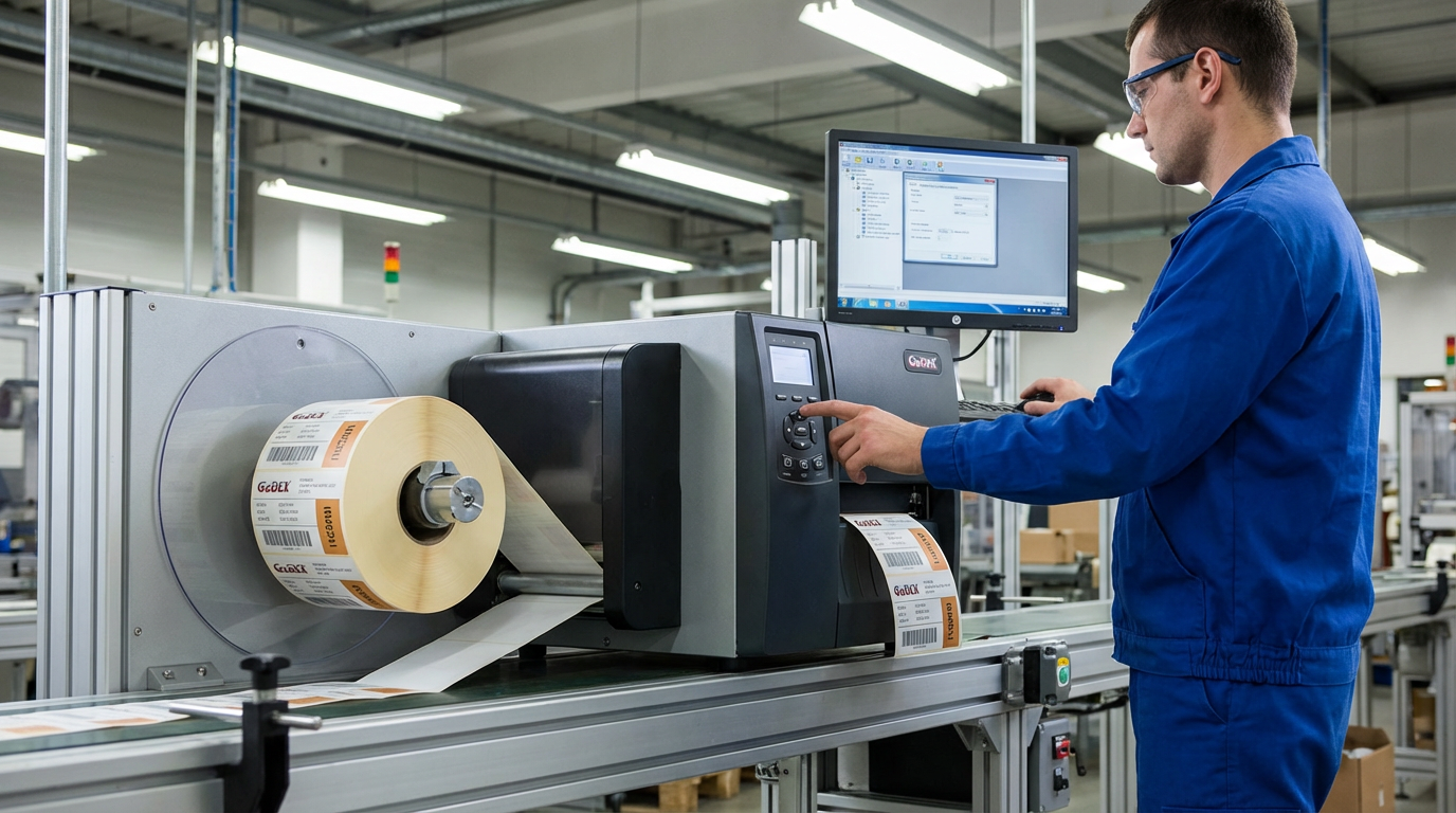 Использование принтера Godex G500 на производстве