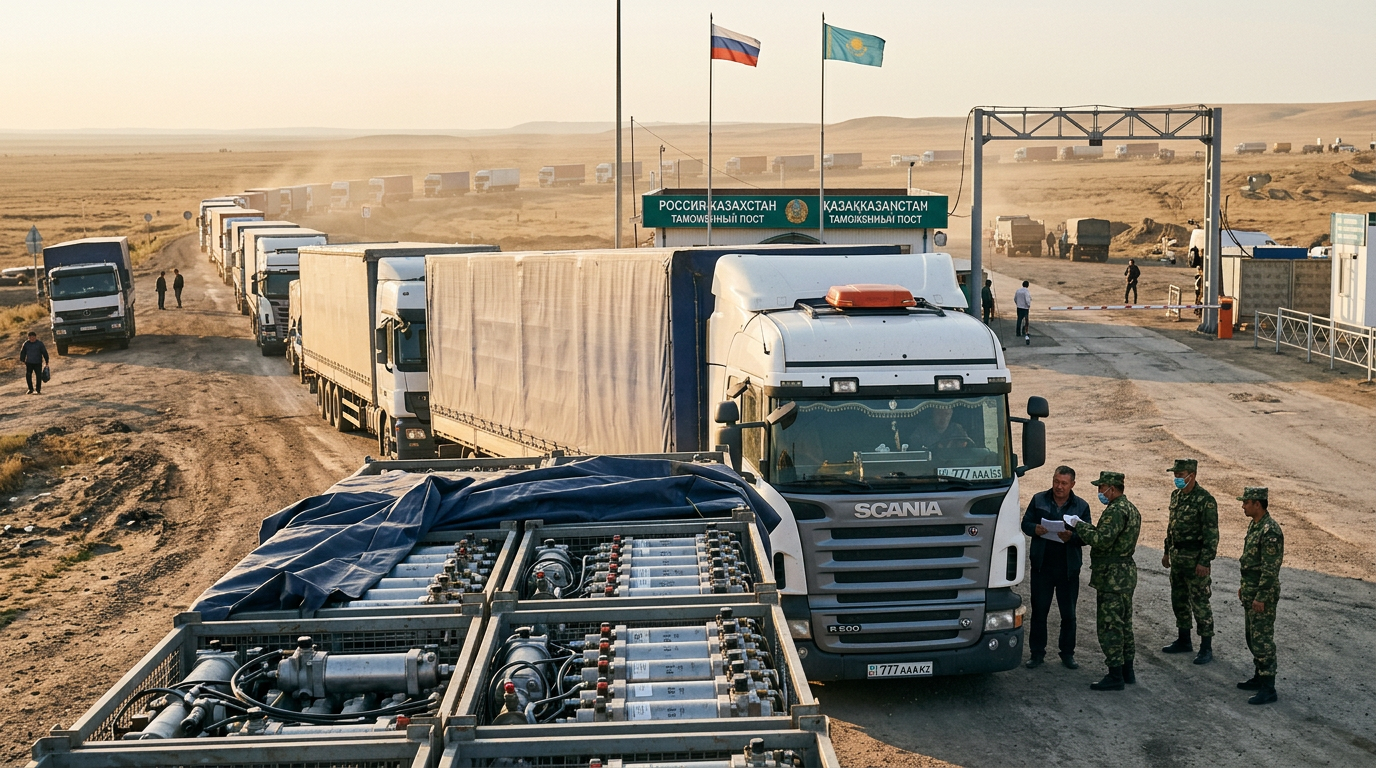 Задержка груза пневмораспределителей на российско-казахстанской границе