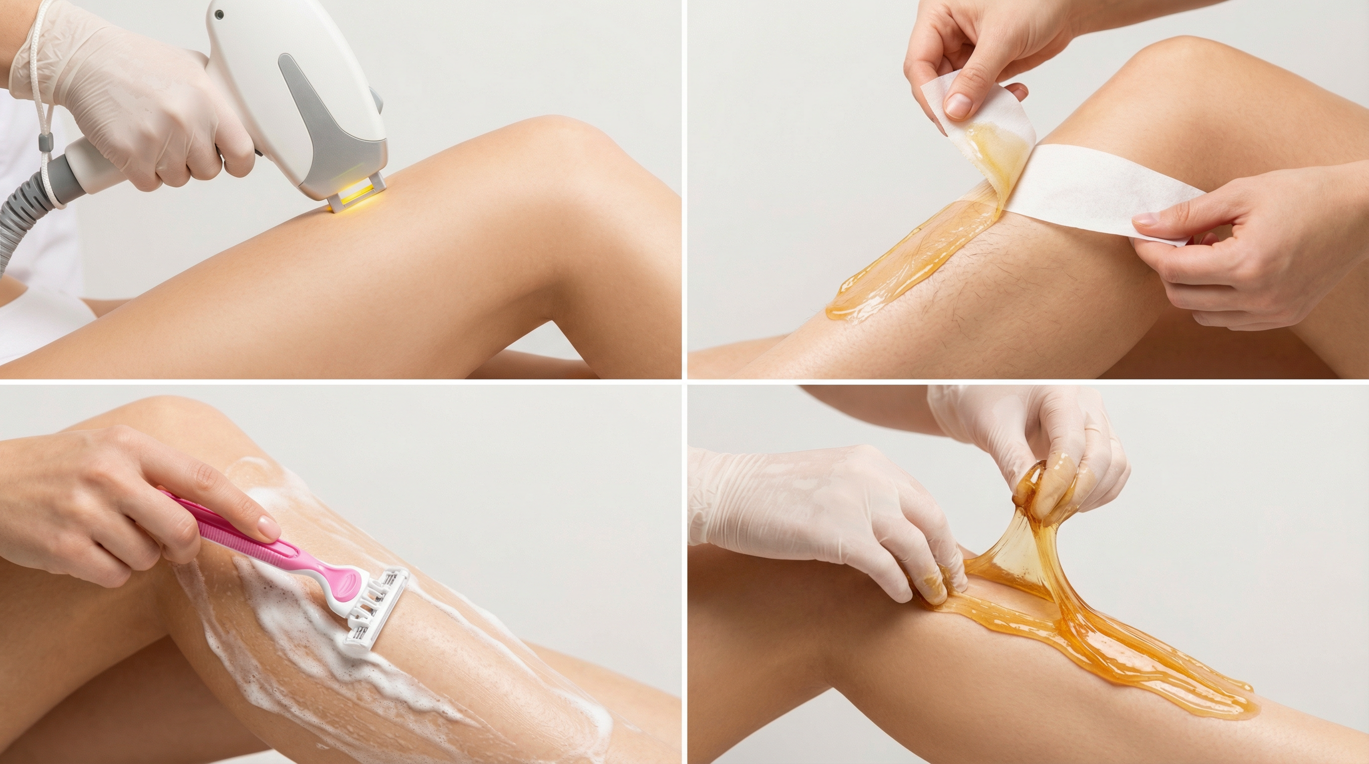 сравнение методов удаления волос бикини лазер воск бритьё шугаринг