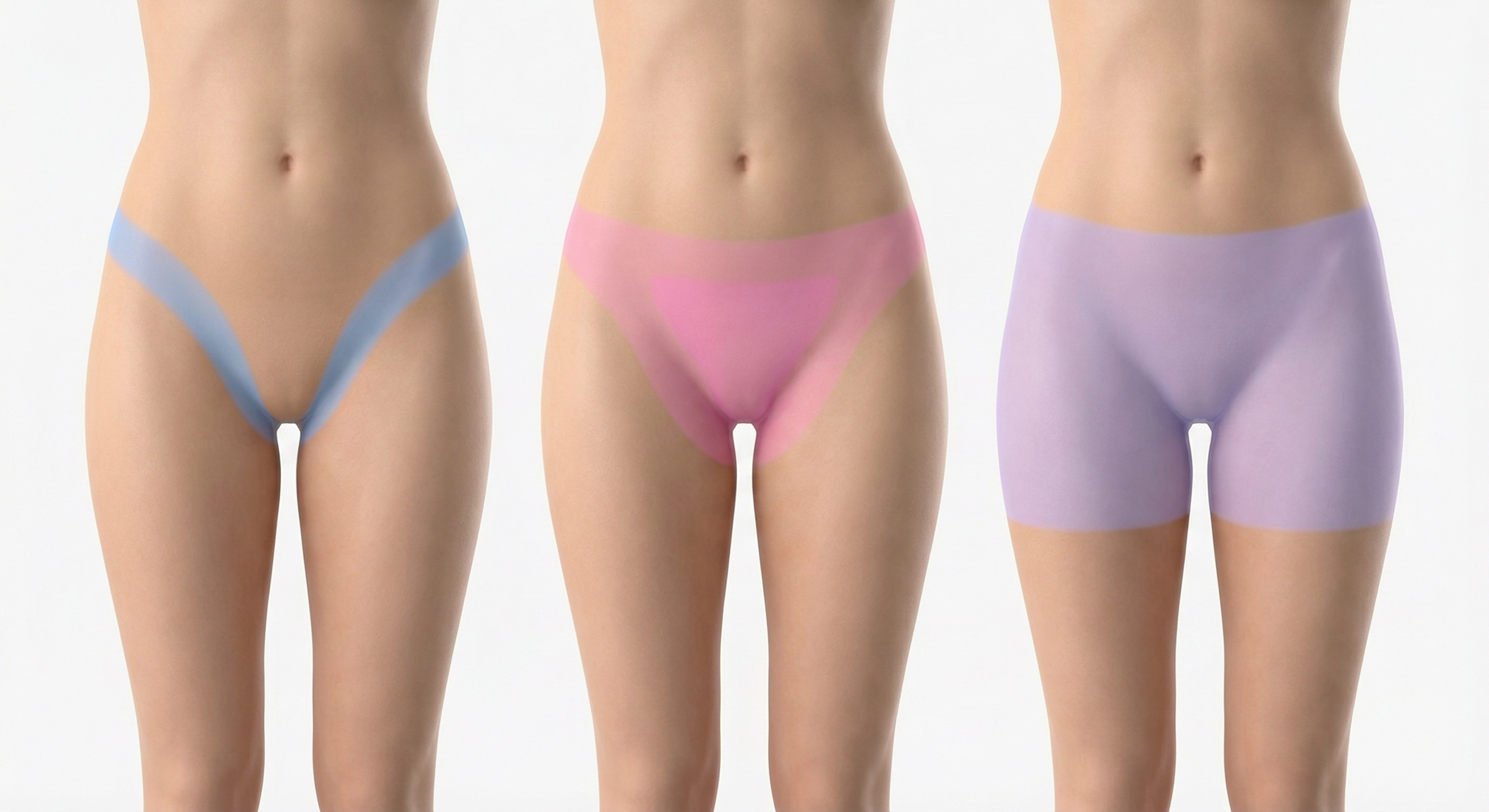 виды лазерной эпиляции бикини классическое глубокое тотальное схема зон