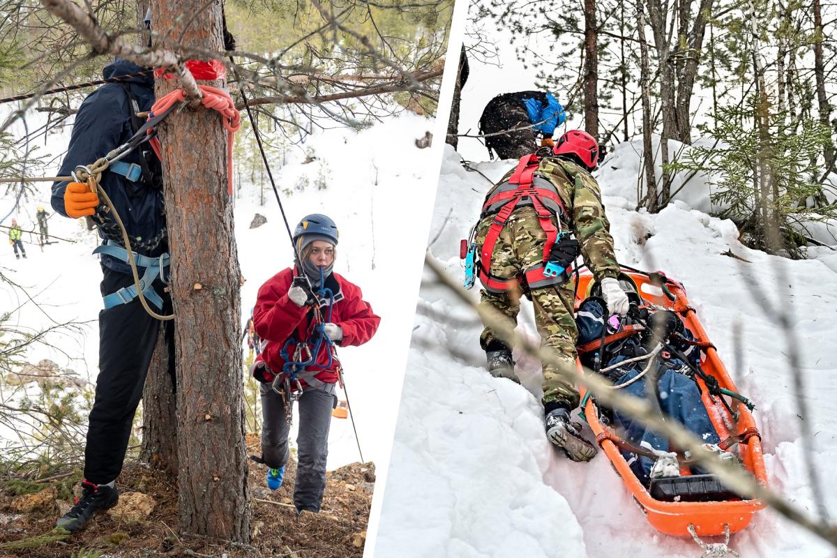 Спасатели и пожарные соревновались в Чусовом на многоборье в природной среде