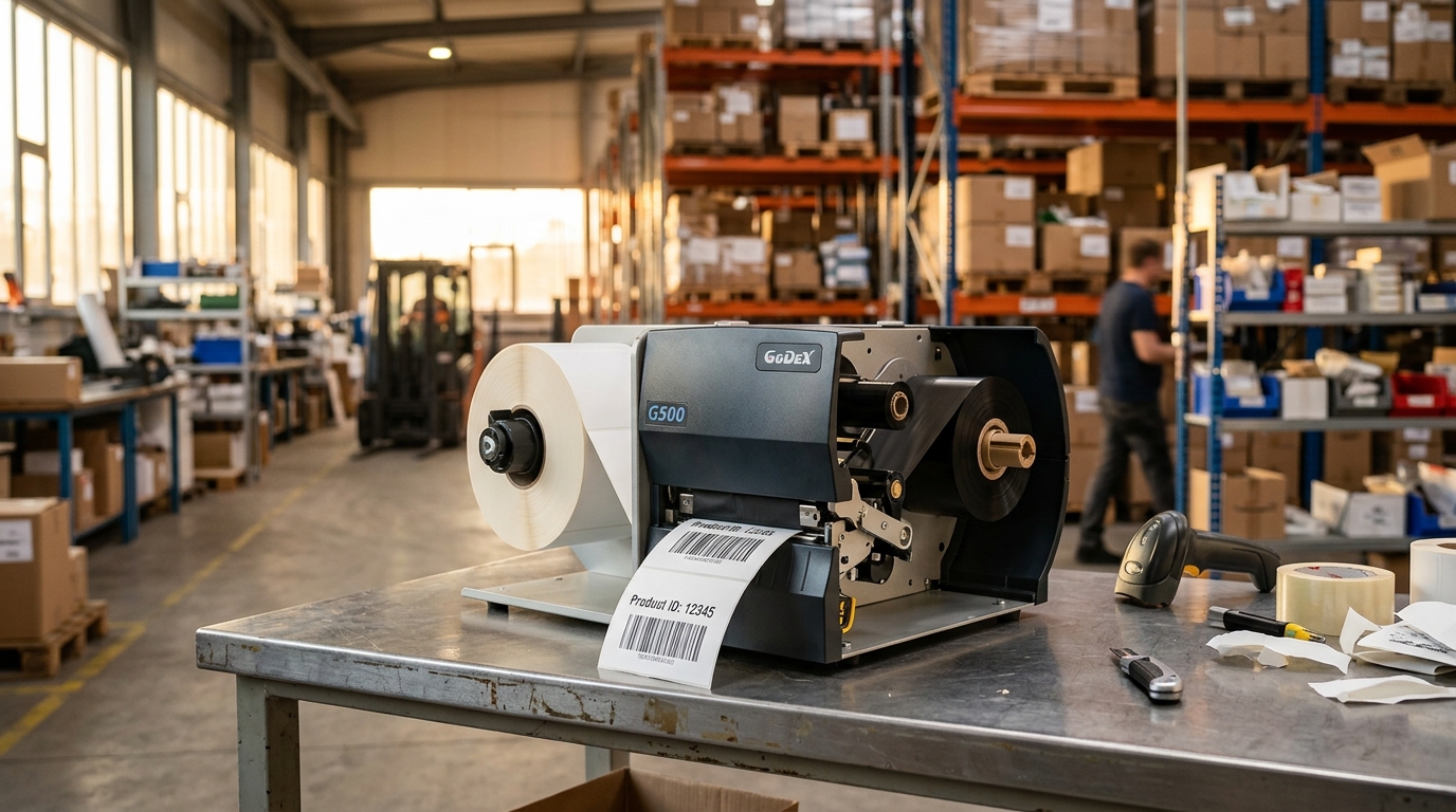 Термотрансферный принтер печати этикеток Godex для профессиональной маркировки