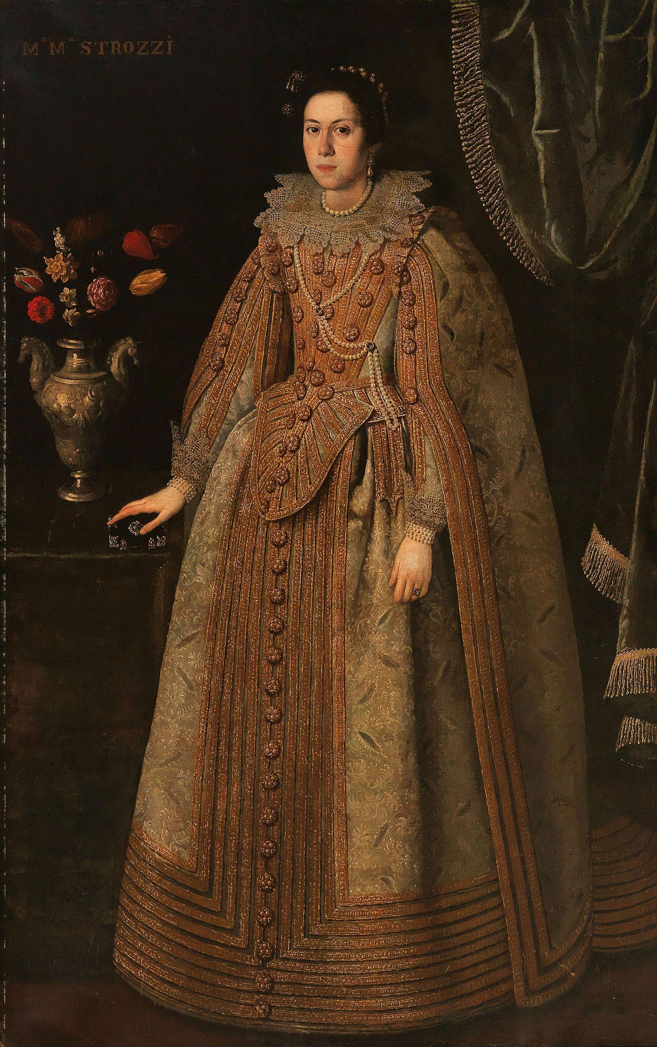 29Valore Casini and Domenico Casini (Florence 1590–1660) and(active in Florence, early 17th Century) Portrait of Maria Maddalena Strozzi.jpg