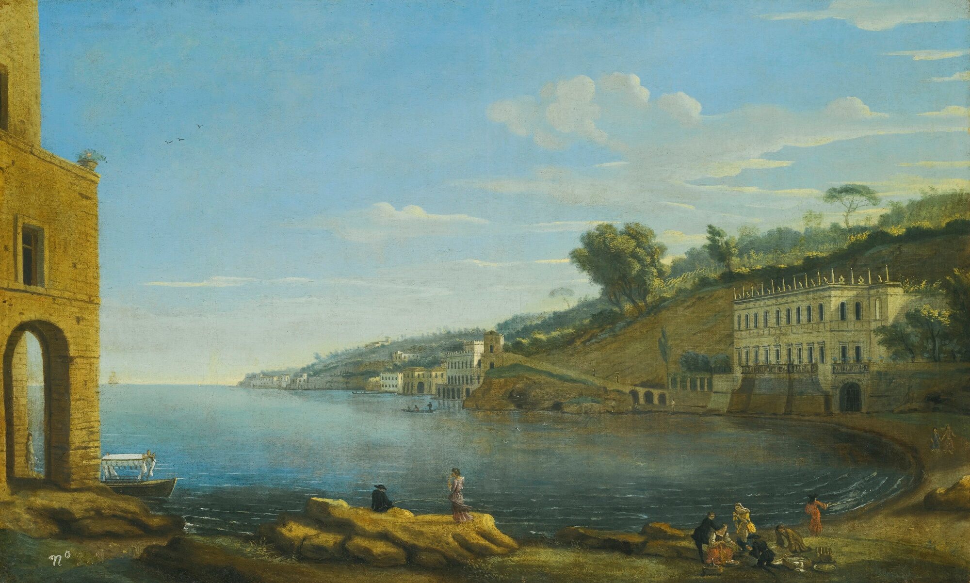 24NAPLES, A VIEW OF VILLA MARTINELLI AT POSILLIPO.jpg